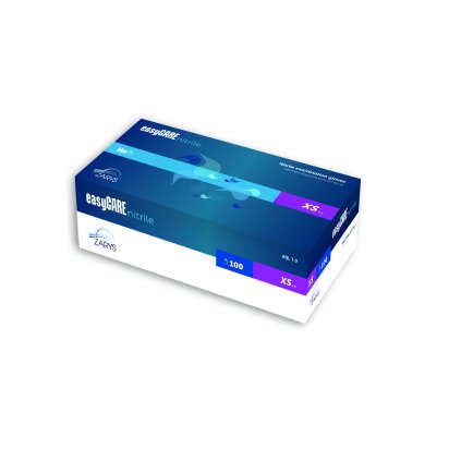 Nitrilové rukavice, modré, balení 100 ks XS | ZARYS, RNB-XS-100