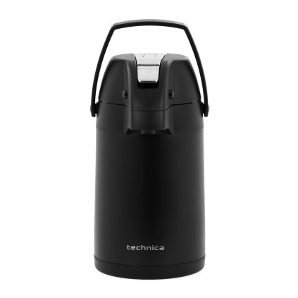 Stolní termoska 4 l s pumpičkou a držadlem, černá | TECHNICA, Black Series