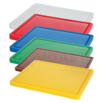 Deska s drážkou 500 × 300 × 15 mm, žlutá| TOMGAST, 38-L