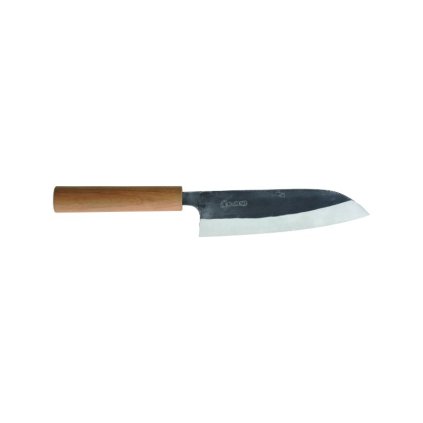 Nůž Santoku Black Hammer 16,5 cm, modrá ocel| Kasumi, K-MSA100