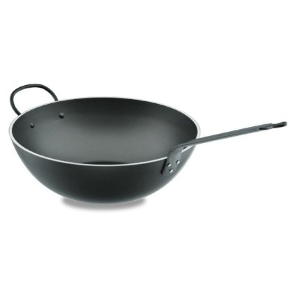 Pánev WOK 30 cm – modrá ocel| Lacor, E-23830