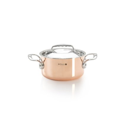 Prima Matera hrnec měděný 1,8 l, pr. 16 cm, výška 8,8 cm| de Buyer, D-6242-16