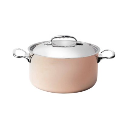 Prima Matera hrnec měděný 8 l, pr. 28 cm, výška 13,8 cm| de Buyer, D-6242-28