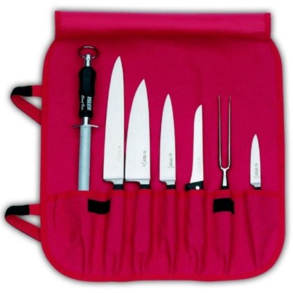 Sestava nožů kovaných – pouzdro| Giesser, GM-8296b