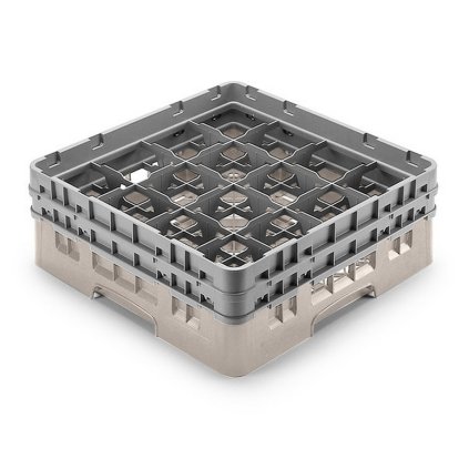 Koš Camrack 16 pozic, výška sklenice 25,8 cm - Béžová| TOM, R-16S958-184