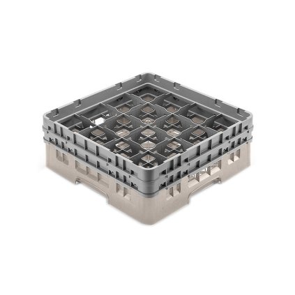 Koš Camrack 16 pozic, výška sklenice 25,8 cm - Bílá| TOM, R-16S958-151