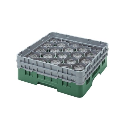 Koš Camrack 20 pozic, výška sklenice 21,6 cm - Zelená| TOM, R-20S800-119