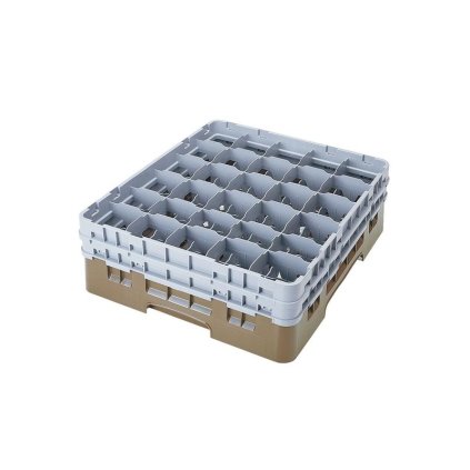 Koš Camrack 30 pozic, výška sklenice 25,8 cm - Béžová| TOM, R-30S958-184