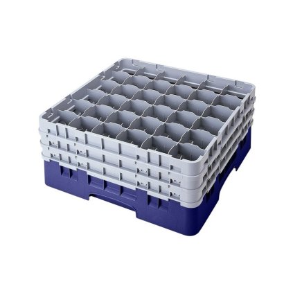 Koš Camrack 36 pozic, výška sklenice 11 cm - Modrá| TOM, R-36S418-186