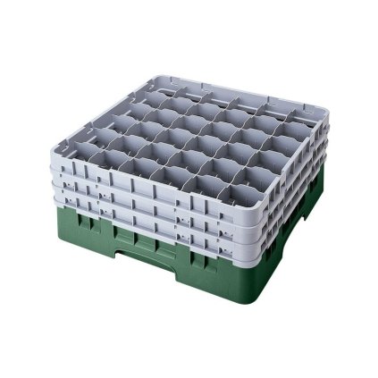 Koš Camrack 36 pozic, výška sklenice 13,2 cm - Zelená| TOM, R-36S434-119