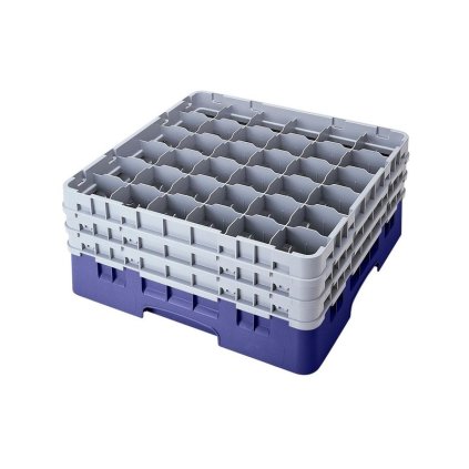 Koš Camrack 36 pozic, výška sklenice 23,8 cm - Modrá| TOM, R-36S900-186
