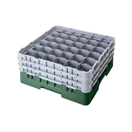 Koš Camrack 36 pozic, výška sklenice 23,8 cm - Zelená| TOM, R-36S900-119