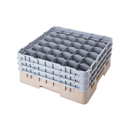 Koš Camrack 36 pozic, výška sklenice 25,8 cm - Béžová| TOM, R-36S958-184