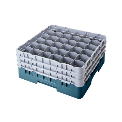 Koš Camrack 36 pozic, výška sklenice 25,8 cm - Tyrkysová| TOM, R-36S958-414