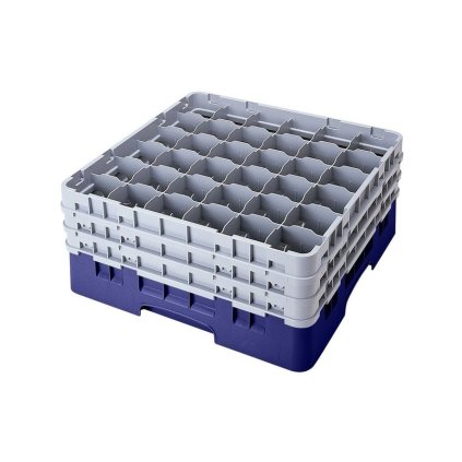Koš Camrack 36 pozic, výška sklenice 27,8 cm - Modrá| TOM, R-36S1058-186