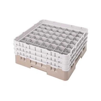 Koš Camrack 49 pozic, výška sklenice 30 cm - Béžová| TOM, R-49S1114-184