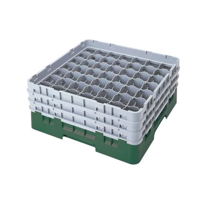 Koš Camrack 49 pozic, výška sklenice 30 cm - Zelená| TOM, R-49S1114-119