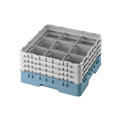 Koš Camrack 9 pozic, výška sklenice 13,2 cm - Tyrkysová| TOM, R-9S434-414