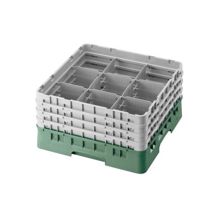 Koš Camrack 9 pozic, výška sklenice 13,2 cm - Zelená| TOM, R-9S434-119