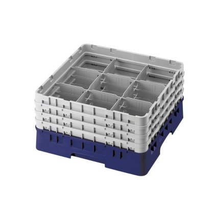 Koš Camrack 9 pozic, výška sklenice 25,8 cm - Modrá| TOM, R-9S958-186