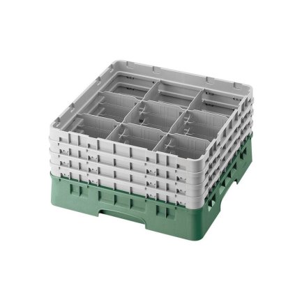 Koš Camrack 9 pozic, výška sklenice 25,8 cm - Zelená| TOM, R-9S958-119