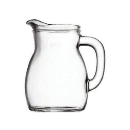 Bormioli Rocco Skleněný džbán s cejchem 25 cl | BR-1440| TOM, BR-1440