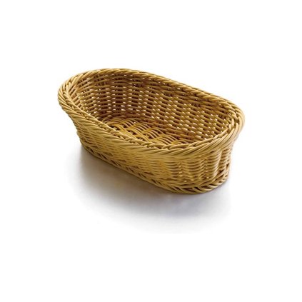 Košík na pečivo polypropylenový, oválný 24 × 17 cm| TOM, E-63481