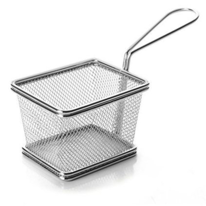 Košík nerezový servírovací 100 × 80 × 70 mm| TOM, E-61007