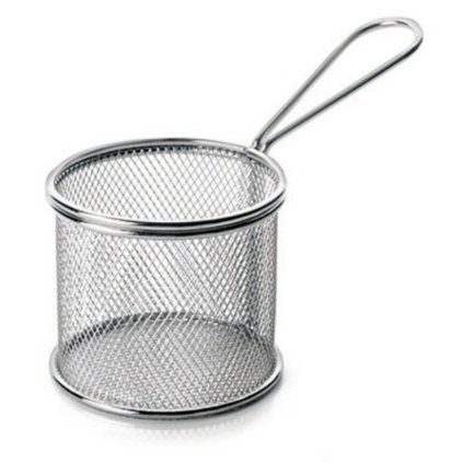 Košík nerezový servírovací 90 × 80 mm| TOM, E-61009