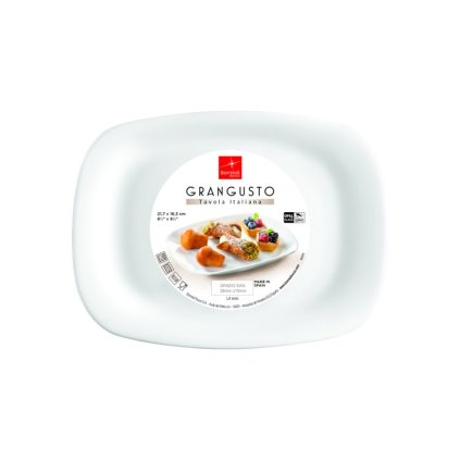 Bormioli Rocco Talíř 21,7 × 16,3 cm – PASTICCERIA | BR-431242 | TOM, BR-431242