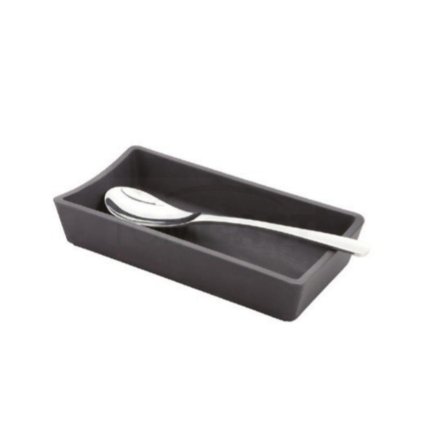Revol Basalt odkládací miska na lžíci 19,7 × 10,4 cm | REV-644293| TOM, REV-644293