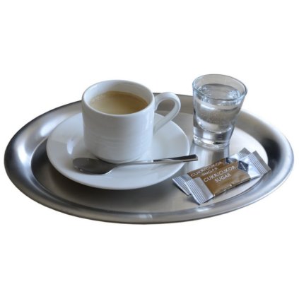 Tác na servírování kávy 20,3 × 14,5 cm, matný| TOM, G-18001