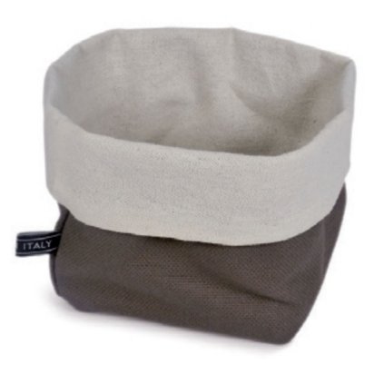 Taška na pečivo bavlna 12,5 × 12,5 cm, hnědá| TOM, AB-305-572