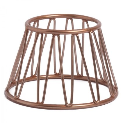 Verlo podstavec kulatý pr. 15 cm, výš. 10 cm, měděný| TOM, V-7501