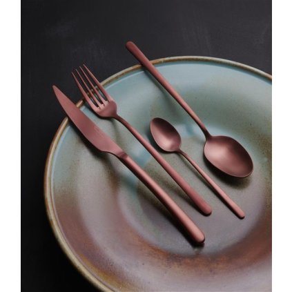 Jídelní vidlička, 213 mm | OVE, Amarone Bronze