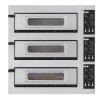 Pec na pizzu 3-stupňová basic 3/50 glass and light, Prismafood, 400V/1200W, 915x690x(H)900mm