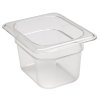 Nádoba Camwear GN 1/8 z polykarbonátu, Cambro, 1 l, H 100 mm, 1L, Průhledná, 161x132x(H)100mm