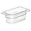 Nádoba Camwear GN 1/9 z polykarbonátu, Cambro, GN 1/9, 0,57L, Průhledná, 108x176x(H)65mm