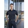 Pánská košile s krátkým rukávem Active-Stretch v slim fit střihu