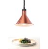 Výškově nastavitelná ohřívací lampa kónická, Měděná, 230V/250W, ⌀275x(H)250mm | HENDI, 273876