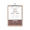 Desky s klipem na menu, 125x180mm | HENDI, 664179
