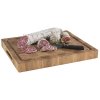 Servírovací deska, 380x320x45 mm, hnědá | APS, 807