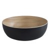 Melaminová mísa 4,7 l, 300x95 mm, černá, hnědá | APS, 84935