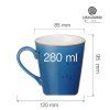 Kubek 280 ml niebieski FINE DINE Iris 758963