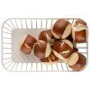 Koszyk metalowy prostokatny GN 1 4 bialy APS Urban 761692