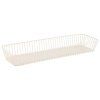 Koszyk metalowy prostokatny GN 2 4 bialy APS Urban 761693