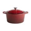 Garnek zeliwny 6 l czerwony APS 5 Stars 761931