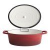 Garnek zeliwny 5 l czerwony APS 5 Stars 761936
