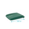 Víko pro odpadkové koše 30 a 45 l s funkcí tichého zavírání, 60x408x398 mm, zelené | CAMBRO