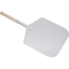 Škrabka na pizzu s dřevěnou rukojetí, čtvercová, 305x335x640 mm | STALGAST, 564642